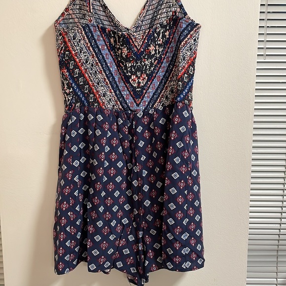 Xhilaration Navy Romper, Size Small - Picture 3 of 5